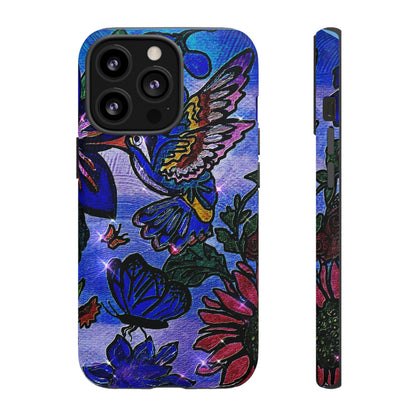 Spring Inspired Phone Case - Artisan Animal & Flower Design for Apple/Samsung/Google Phones - High-Impact Resistant