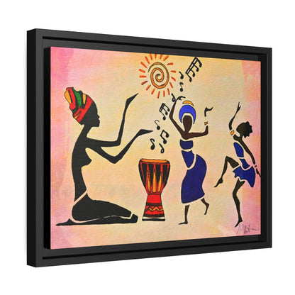 Original Hand Drawn Tribal Music Wall Art, Unique Ethnic Illustration