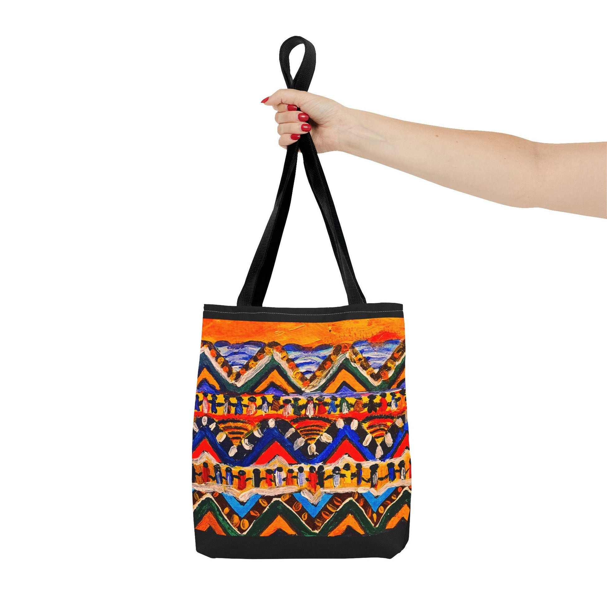 Handcrafted Aztec Print Weekender Bag - Spacious & Stylish Tote for Weekend Escapes