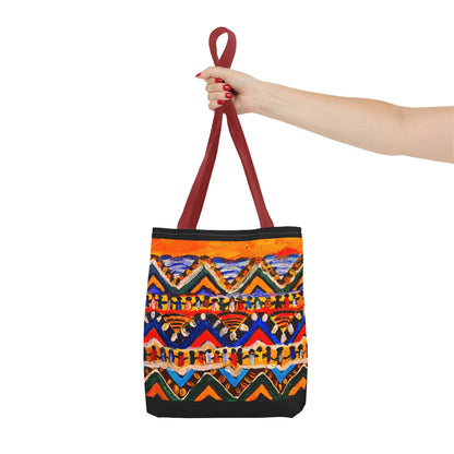 Handcrafted Aztec Print Weekender Bag - Spacious & Stylish Tote for Weekend Escapes