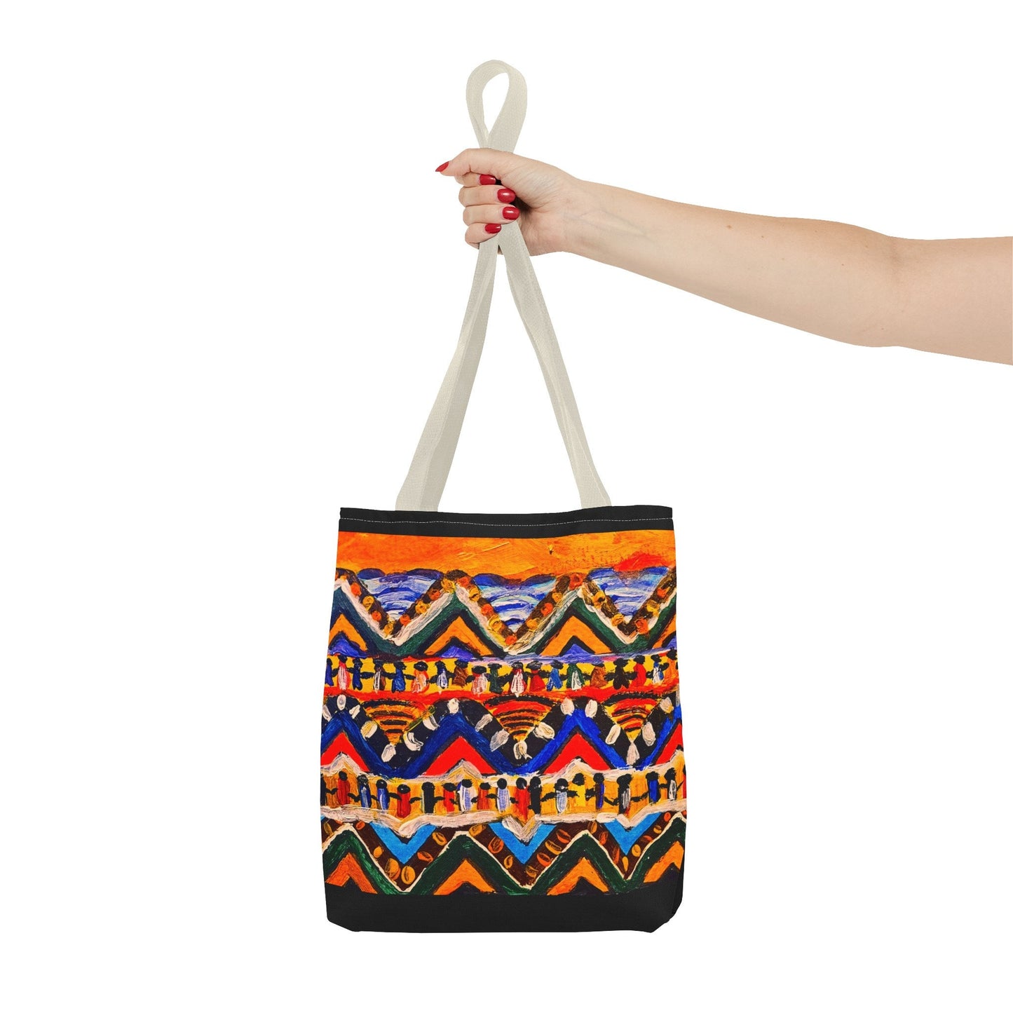 Handcrafted Aztec Print Weekender Bag - Spacious & Stylish Tote for Weekend Escapes