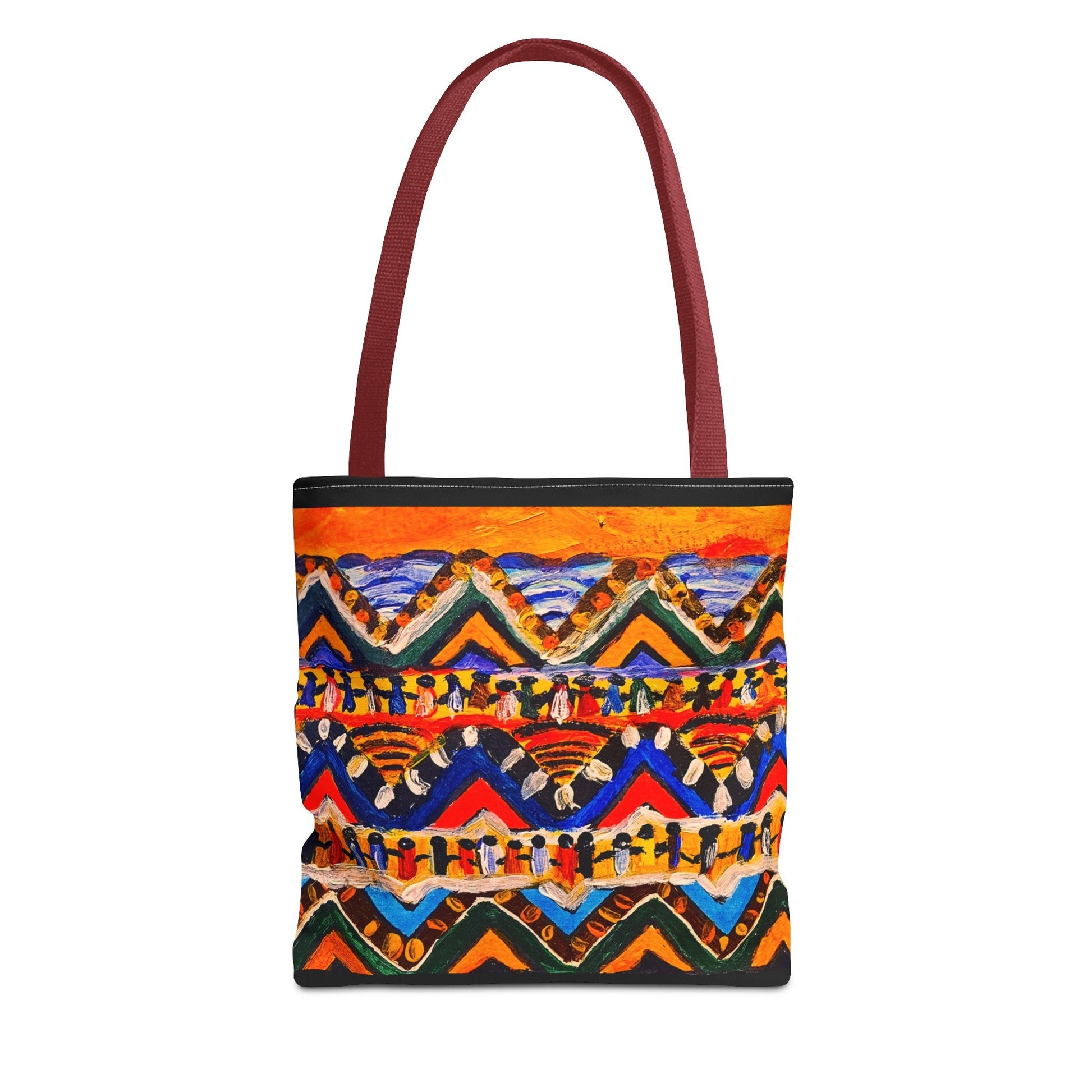 Handcrafted Aztec Print Weekender Bag - Spacious & Stylish Tote for Weekend Escapes