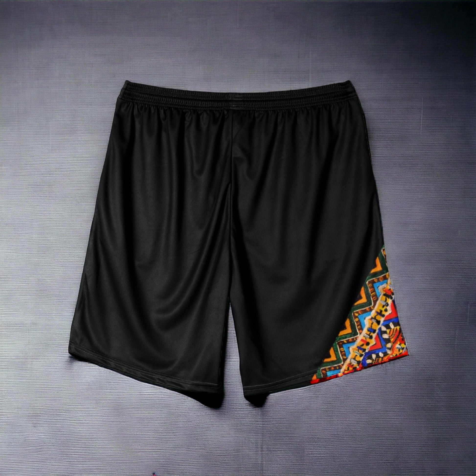 Handcrafted Tribal Patterned Men's Jersey Shorts - Unique Ethnic Print Lounge Wear - Ideal Gift for Him