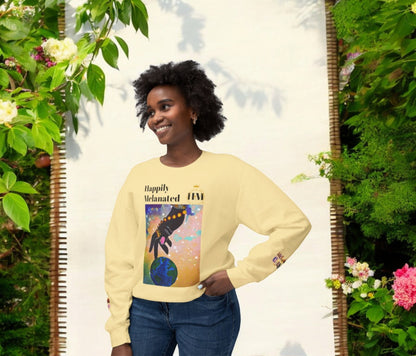 Hand-Drawn African Motif Sweatshirt - Soft and Sustainable Unisex Urban Apparel