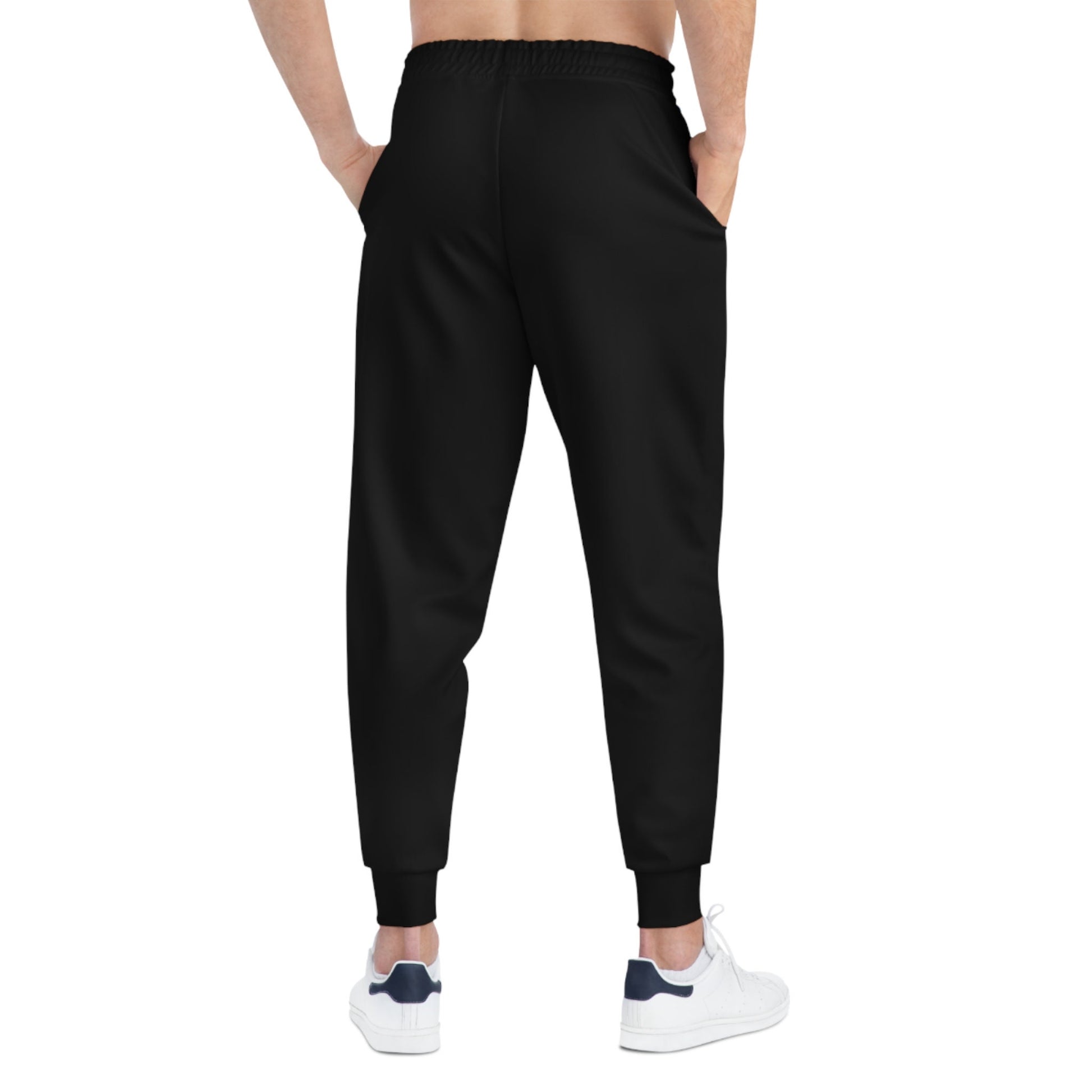 Handcrafted Aztec Pattern Unisex Athletic Joggers, Comfy Aztec Workout Pants