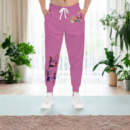 Afro Music Graphic Art Unisex Athletic Joggers, Running Leggings, Dance Pants