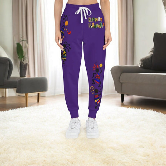 Afro Music Graphic Art Unisex Athletic Joggers, Running Leggings, Dance Pants