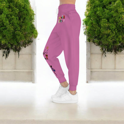 Afro Music Graphic Art Unisex Athletic Joggers, Running Leggings, Dance Pants