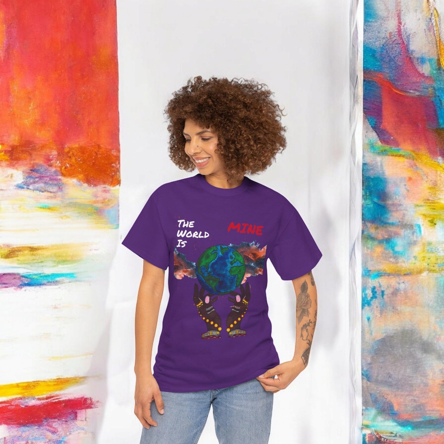 Galaxy Graphic Unisex Tee - Handcrafted Space Shirt, Cosmic Universe Top, Astronomy T-Shirt, Starry Night Apparel, Nebula Design Cotton Tee