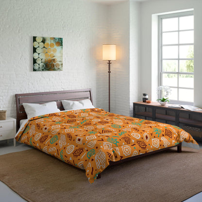 African Patterned Boho Comforter Warm and Cozy Premium Quality Bedding