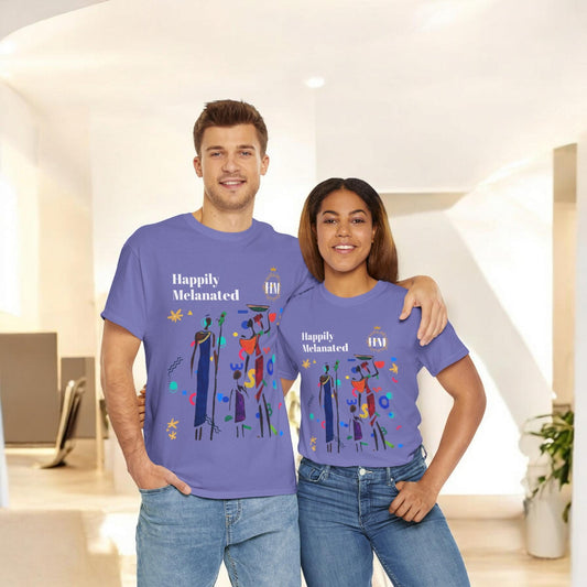 Ethnic Family Doodle Unisex Tee, Handcrafted Tshirt, Unique Family Shirt Art