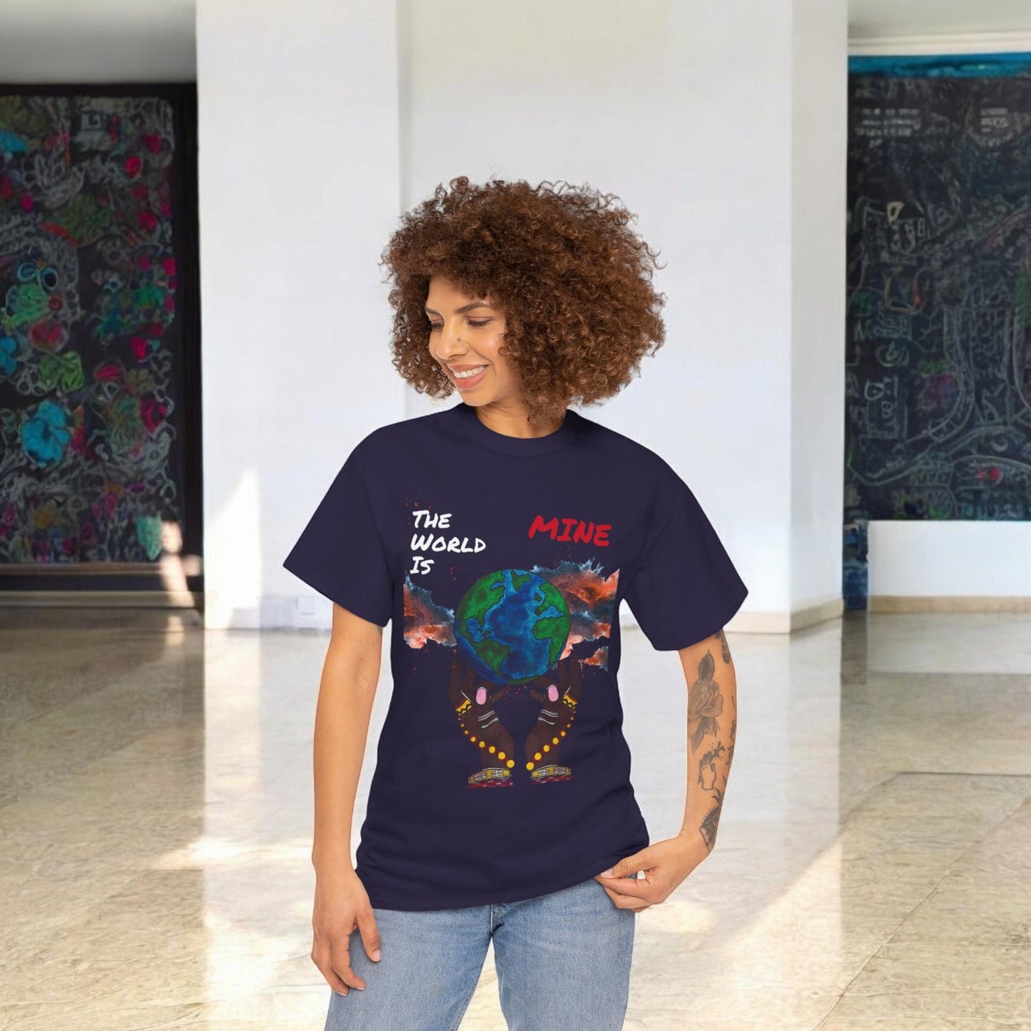 Galaxy Graphic Unisex Tee - Handcrafted Space Shirt, Cosmic Universe Top, Astronomy T-Shirt, Starry Night Apparel, Nebula Design Cotton Tee